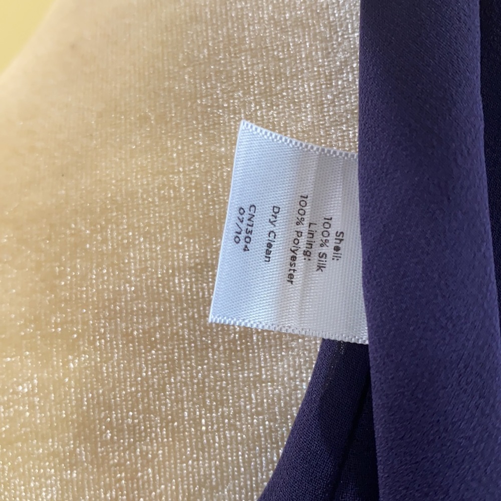 Talbots Short  Sleeve Shell Silk size 14 Petite - Picture 14 of 14